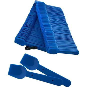 Jednorázové nádobí Lžička na zmrzlinu Reuse, modrá, 200ks