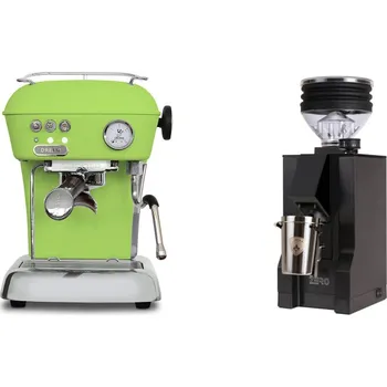 Kávovar Ascaso Dream ONE, Fresh Pistachio + Eureka Mignon Zero, BL black