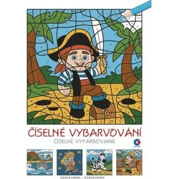 omalovánky BALOUŠEK TISK Omalovánka A4 - Číselné vybarvování (omalovánky) / BO748 / Baloušek tisk