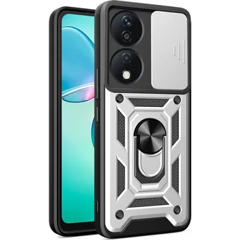 Pouzdro na tablet VSECHNONAMOBIL 75256 RING CAMERA Kryt s držákem pro Honor X7b stříbrný