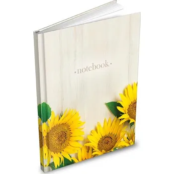 Blok Záznamní kniha A5 čistá Slunečnice 949639
