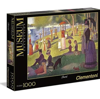 Puzzle Clementoni Puzzle 39613 Muzeum - Nedělní odpoledne na ostrově La Grande Jatte 1000 dílků
