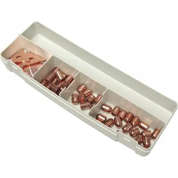 Dřevěná hračka Sada příslušenství GYS pro spotovačky - kloboučky + trojúhelníky