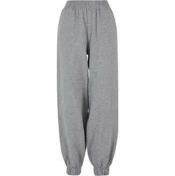 Build Your Brand Dámské široké tepláky - Šedý melír | 3XL