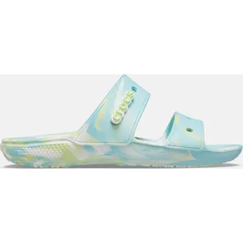 Dámská móda Classic Crocs Marbled Sandal Pure Water/Multi Velikost: EU 38-39 (M6/W8)