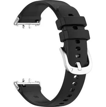 Příslušenství k chytrým hodinkám Silikonový Pásek Na Samsung Galaxy Fit3 Barva: Černá