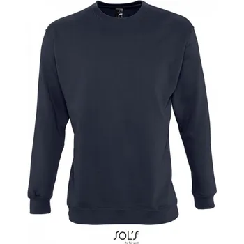 Pánská mikina Fairtrade mikina Sol's Supreme přes hlavu 280 g/m Barva: modrá námořní, Velikost: 5XL L311