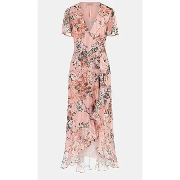 Guess Floral Print Long Dress W4GK38WG4D2 Dámské šaty Guess Floral Print Long Dress W4GK38WG4D2