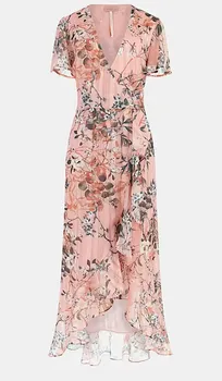 Dámské šaty Guess Floral Print Long Dress W4GK38WG4D2