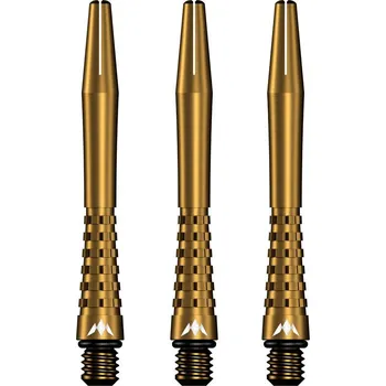 Příslušenství pro šipky Násadky na šipky Mission Atom13 hliníkové, zlaté, střední 41mm