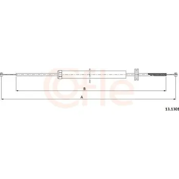 Příslušenství karosérie Lanko pro otevírání kapoty motoru COFLE 92.13.1301