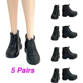 Doplněk pro panenku Botičky pro panenku Barbie - 5 párů (30 cm) Barva: 5 párů bot A