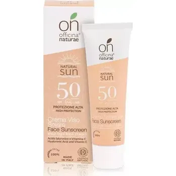 Přípravek na opalování Officina Naturae opalovací krém na tvář zpevňující SPF 50 bez parfemace 30 ml