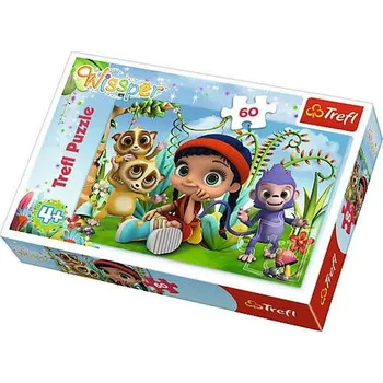 Puzzle Trefl Puzzle 17310 Wissper, malá čarodějka 60 dílků