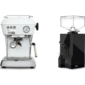 Kávovar Ascaso Dream ONE, Cloud White + Eureka Mignon Silenzio, BL black