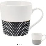 Porcelánový hrnek sada mix 4ks O0258 - dia 10 x 9 cm