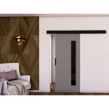 Interiérové dveře Nábytek PEGAS s.r.o. Posuvné dveře STANDART MIX G100, Šedá/Černá