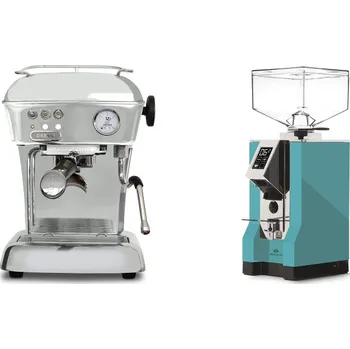 Příprava kávy Ascaso Dream ONE, leštěný hliník + Eureka Mignon Specialita, CR…