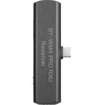 Mikrofon BOYA Přijímač BY-WM4RXU bezdrátový, USB-C, Android, dosah 60m [549391]