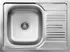 Nerezový dřez Deante Xylo ZEX_011A Satin oboustranný stříbrný