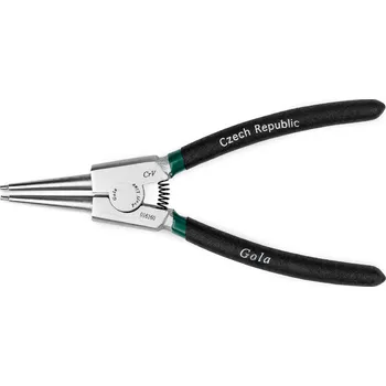 Kleště GOLA kleště na vnější pojistné kroužky 6", ROVNÉ