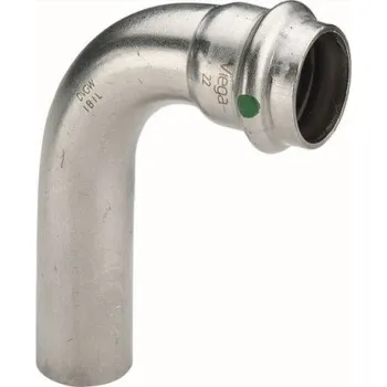 Instalatérský materiál Viega SANPRESS INOX 2316.1 oblouk 90°, 54mm, lisovací, voda, nerez ocel