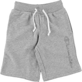 Chlapecké kraťasy dětské šortky CHAMPION - GREY - 140 9-10 let (Champion Bermuda Shorts Juniors)