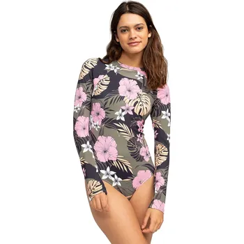 Dámské plavky ROXY Pro The Overhead Onesie Anthracite Classic Pro Surf