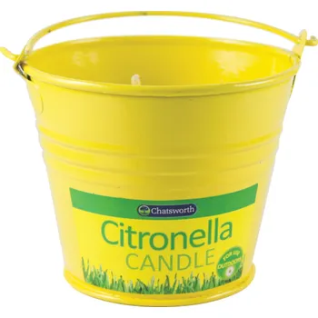 Svíčka Svíčka CITRONELA proti komárům v kyblíčku