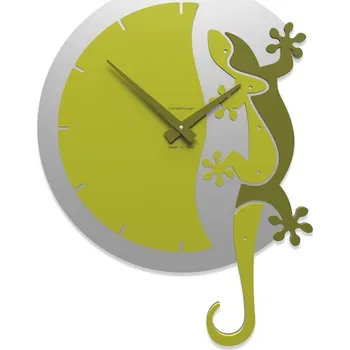 Hodiny Hodiny CalleaDesign 54-10-2-51 59 cm zelený cedr