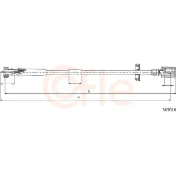 Náhon tachometru Hřídel tachometru COFLE S07016