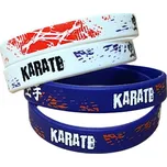 Ippon SILIKONOVÝ NÁRAMEK S POTISKEM KARATE Barva: Bílá