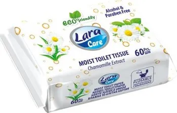 Toaletní papír Lara Care vlhčený toaletní papír s extraktem z heřmánku 60 ks