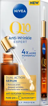Pleťové sérum Nivea Q10 Anti-Wrinkle Expert Dual Action Serum sérum proti vráskám 30 ml