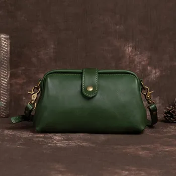 Dámská kožená peněženka z přírodní kůže NW906 Barva (Varianta): Zelená