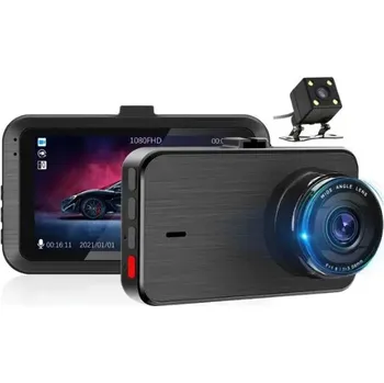 Kamera do auta Přední kamera W8132A do auta DVR 3" LCD, Full HD + couvací kamera