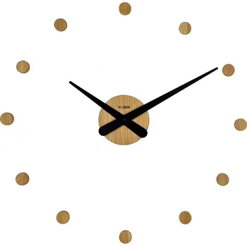 Hodiny Nalepovací dubové hodiny české výroby KUBRi 0012