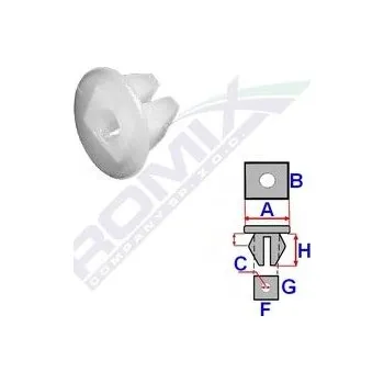 ROMIX | Montážní kostka A-12,8 C-3 F-5,9 G-7,4 H-7,8mm (baleni 25ks)