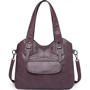 Kabelka Dámská kožená kabelka FLY FF390 Barva: Fialová