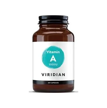 Přírodní produkt Viridian Nutrition Vitamin A 5000IU 60 kapslí