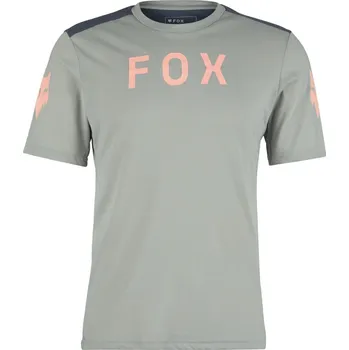 cyklistický dres Cyklistický dres Fox Ranger Drirelease SS Jersey Aviation Grey Vintage - M