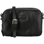 Dámská kožená crossbody kabelka černá - Katana Kimmy černá