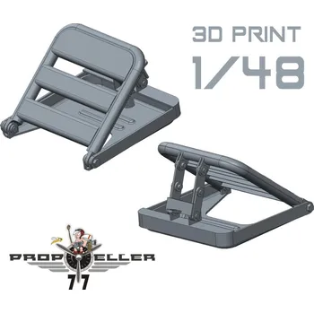 Plastikový model 1/48 Luftwaffe wheel chocks (4 pcs.)