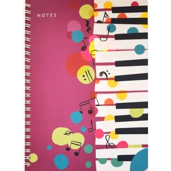 Zápisník Alenuty Zápianík KLAVIATURA A5