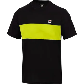 Pánské tričko Pánské tričko Fila T-Shirt Bosse Black/Evening Primrose M