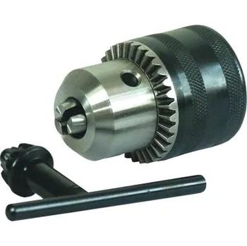 Sklíčidlo Vrtačkové sklíčidlo s klíčkem. Rozsah upínání 1-10 mm. Upínací kužel B16, Hungary