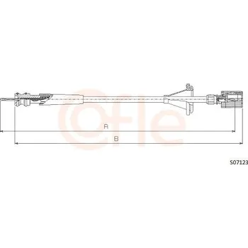 Náhon tachometru Hřídel tachometru COFLE 92.S07123