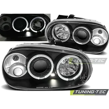 Auto-moto Tuning-Tec Přední čirá světla Volkswagen Golf IV (1997 - 2006) - černé - Angel Eyes 14818
