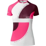 Dámský cyklistický dres Martini Sportswear SUNRIS - bílá/růžová/fialová XL