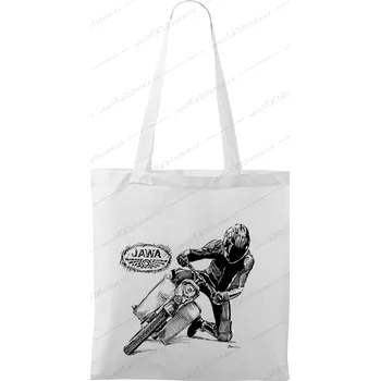 Plátěná taška - Jawa fichtl Barva: Bílá
